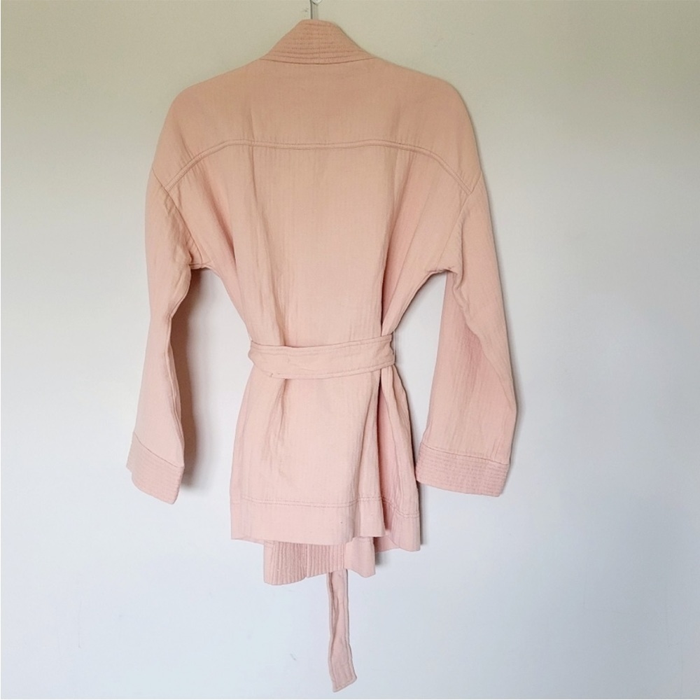Faherty Hidden Hills Organic Cotton Tie Front Jacket XS NWT - Picture 4 of 10